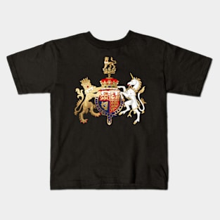 Windsor Coat of Arm Insignia in Faux Gold Kids T-Shirt